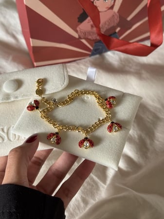 سوار Idyllia على شكل خنفساء سواروفسكي