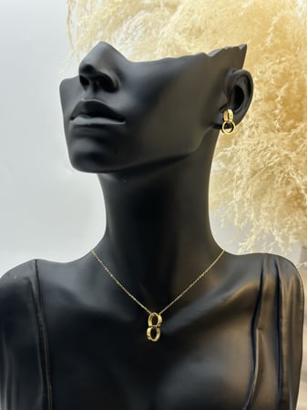 سلسال مع حلق كارتييه