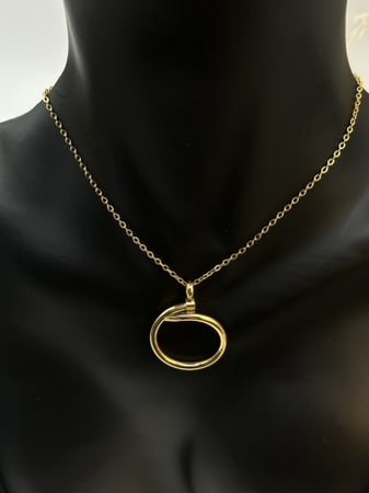 سلسال مع حلق المسمار كارتييه