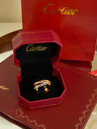 خاتم كارتير Cartier الثلاثي