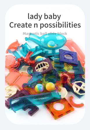 لعبة مكعبات بناء بلاط 3D المغناطيسية