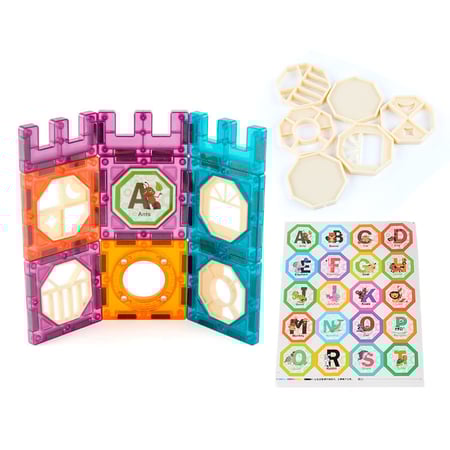 لعبة مكعبات بناء بلاط 3D المغناطيسية