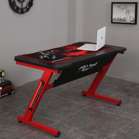 طاولة قيمنق ليد RGB | لون أحمر