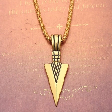 سلسال ذهبي سهم فري ستايل لون ذهبي