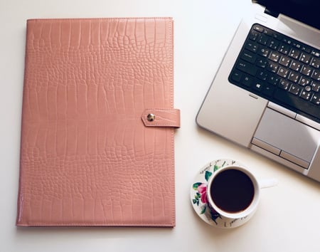 ملف أنيق/ وردي