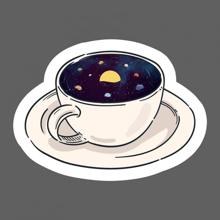 ملصق - Solar system mug