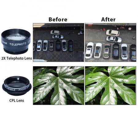 عدسات تصوير احترافي للجوال 5 في 1