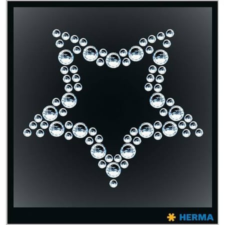 ملصق هيرما كريستال شكل نجمة