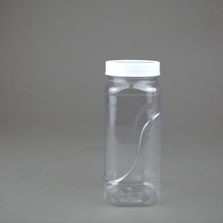 برطمان - شفاف - بلاستيك - برطمانات - جملة- تخزين -بهارات - علب -مربع