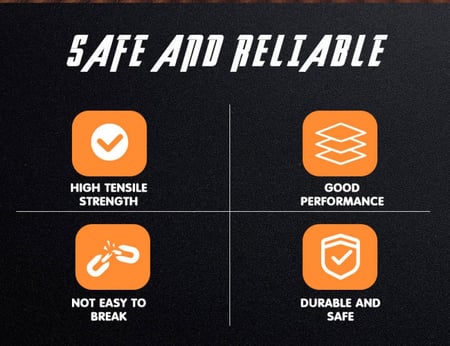 Kinetic Recovery Robe for 4x4 Off Road -  حبل سحب مطاطي للسياره عالي التحمل 14 طن 9 متر