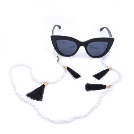 Iphoria Glasses Strap gold plated Black Love