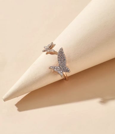 خاتم شكل فراشه