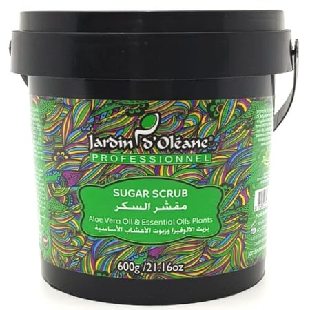 مقشر السكر بزيت الالوفيرا وزيوت الاعشاب الأساسية غارديان _ 600جرام