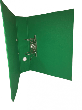 ملف افرنجي بلاستيك,لون اخضر (حلقتين)