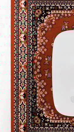 ماوس باد سجاد احمر مزخرف