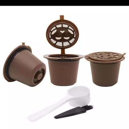 طقم كبسولات نسبريسو قابلة لإعادة الاستخدام