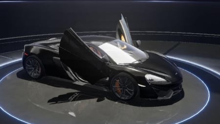 سيارة ماكلارين قمة السواد