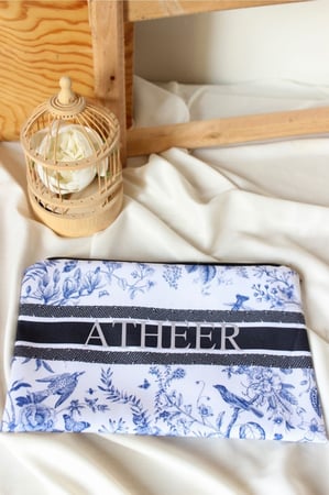 محفظة قماش مشجره بالاسم