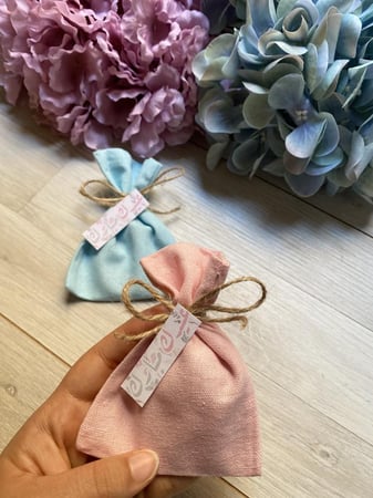 توزيعات ميدالية اذكار مع كيس قماش