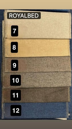 سرير RB 22 مخملي bed