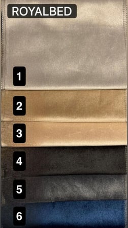 سرير RB 22 مخملي bed