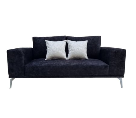 صوفا هيفن مخمل مذهب أسود sofa Heaven