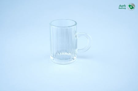 فنجان شاي احمد مضلع كبير 6 حبات