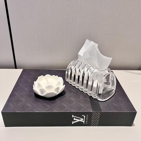 ٦علب مناديل اكريلك ميني