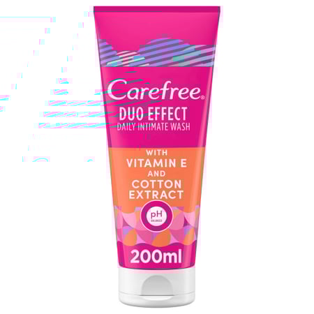 كير فري غسول يومي للمناطق الحساسة بفيتامين E ومستخلص القطن  200 مل