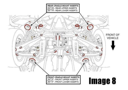 طقم جلد رياضية كابرس 2007 - 2016 من شركة BMR Suspension الامريكية