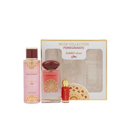 مجموعة المسك برائحة الفانيلا والتوت البري و الرمان