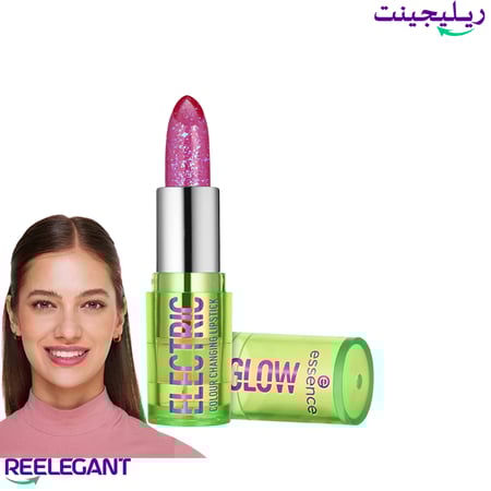 احمر شفاه اليكتريك جلو يتغير لونه من اسينس بوزن 3.2 غرام