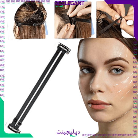 مشبك شد الوجه الخفي بلون أسود