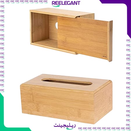 علبة مناديل مصنوعه من الخشب متجر ريليجينت