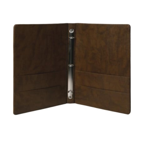 ملف الخدمات للغرف جلد بني 32x24 سم