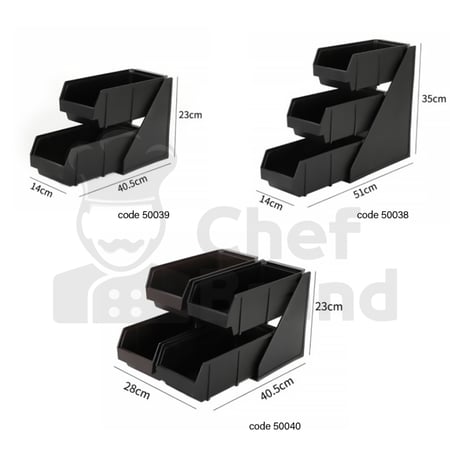 صندوق بلاستك 3 خانة