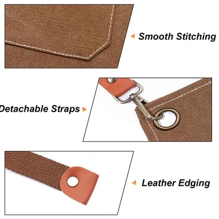 Fabric Apron with Pockets