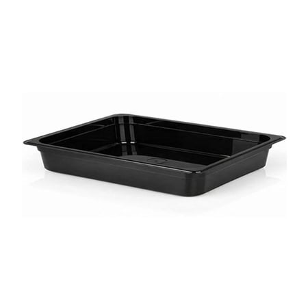 حوض بلاستك اسود 1/2  32.5x26.5 سم