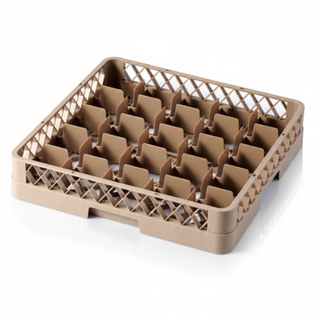 راك كاسات 25 كاسة 10x50x50 سم