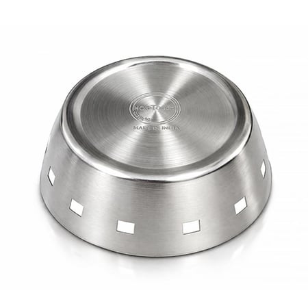 سلة خبز ستانلس ستيل لتقديم المخبوزات