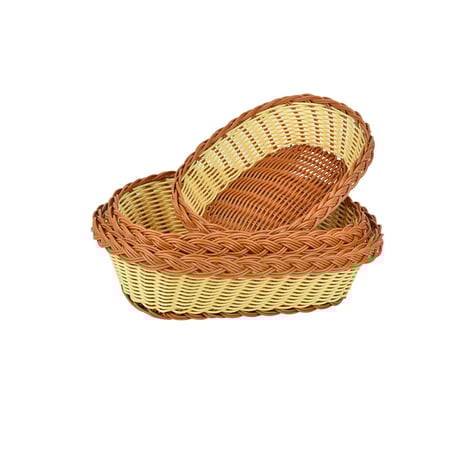 سلة خبز بيضاوي لتقديم المخبوزات