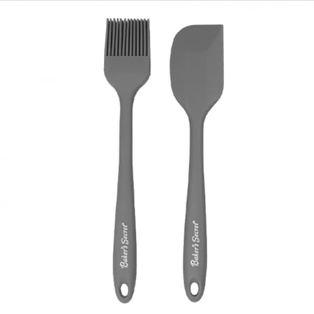 فرشة زيت سليكون + ملعقة سليكون