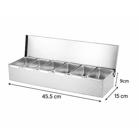 صندوق بهارات استيل 4/5/6 خانات