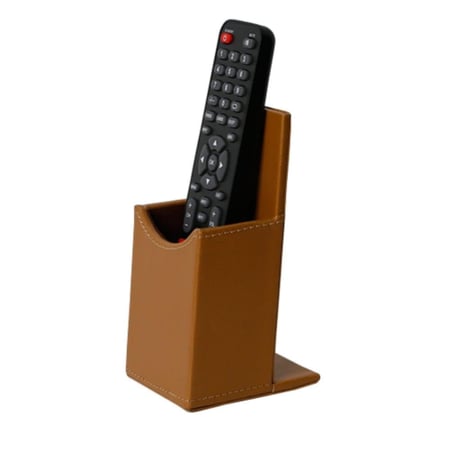 حامل جهاز التحكم جلد بني 8*12 سم