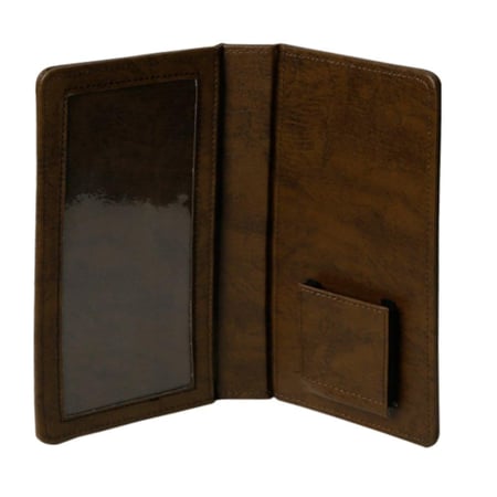 ملف جهاز التحكم جلد بني 11*23 سم