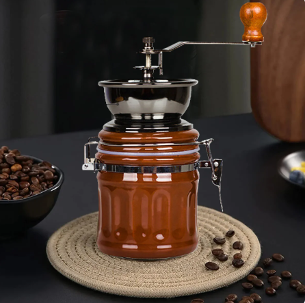 مطحنة بن يدوي مع درج برسلان