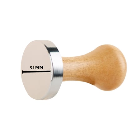 مكبس بودرة الهوة خشبي 51 ملي