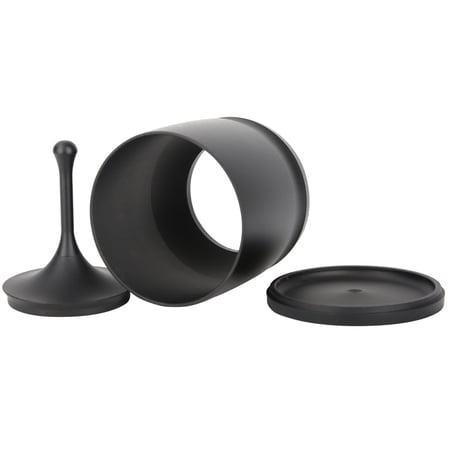 قمع بودرة القهوة المنيوم اسود