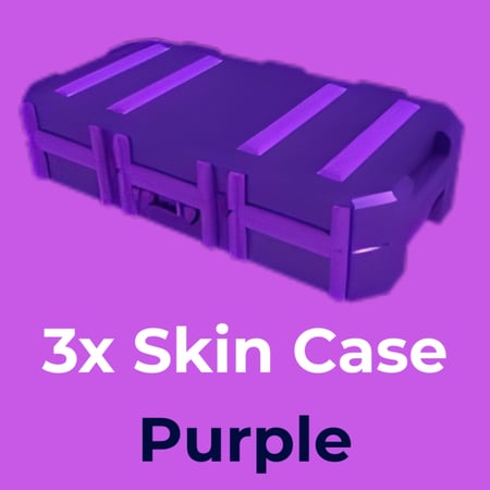 3 صناديق سكنات بنفسجيه في ماب رايفلز - 3x Purple Skin case in RIVALS