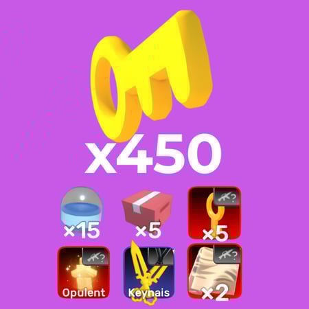 بندل 450 مفتاح في ماب رايفلز - Ultra Key Bundle in RIVALS